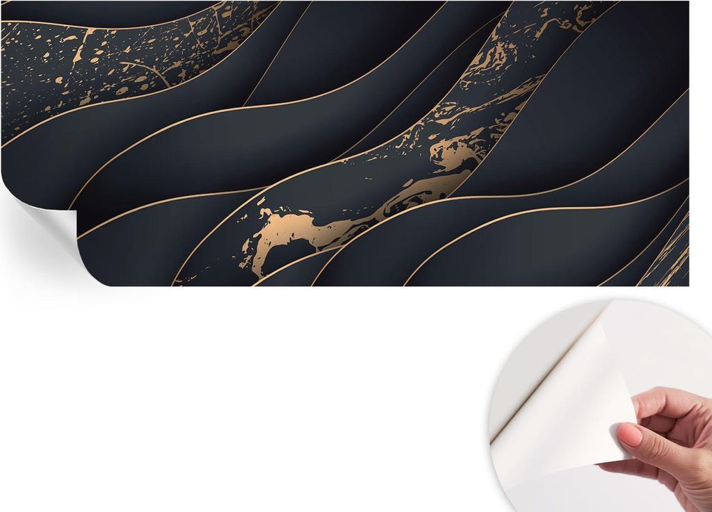 Selbstklebende Wandtapete - Dekorative Tapete für Wohnzimmer - Klebefolie für Wandbilder - Tapetenfolie für Wanddekoration - 208x146 cm - Elegan...