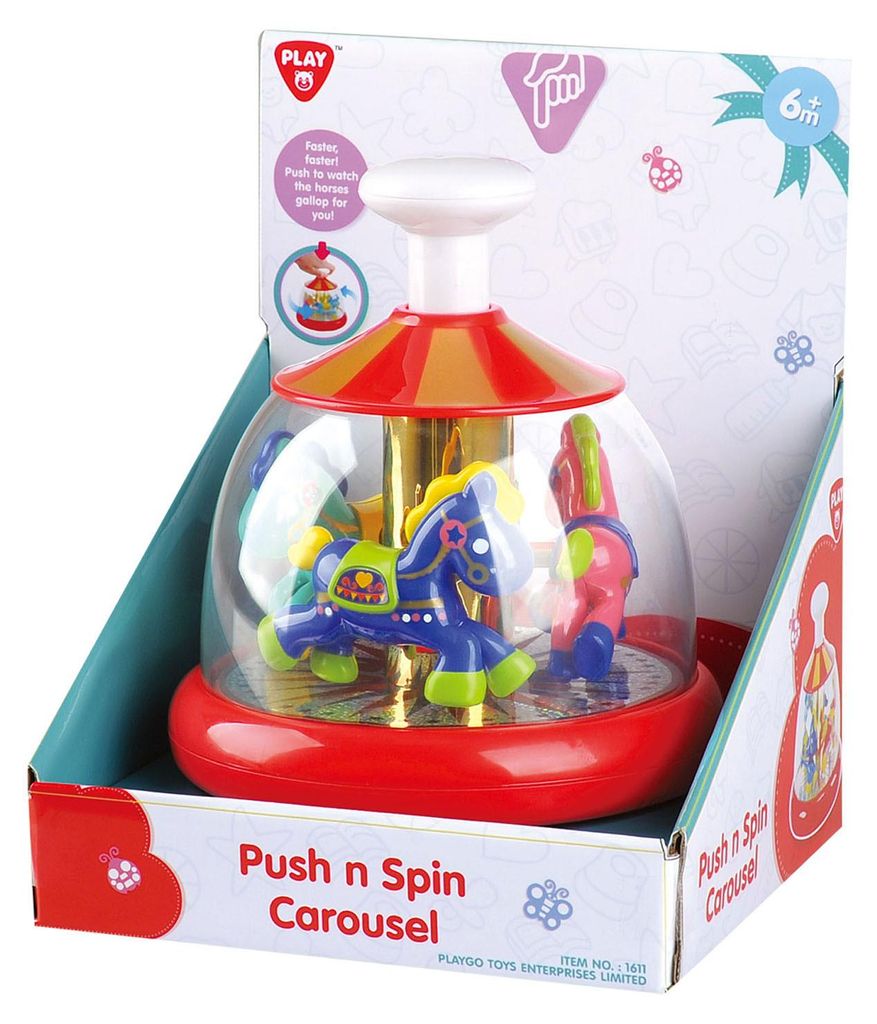 Playgo „Drücken und Drehen“-Karussell