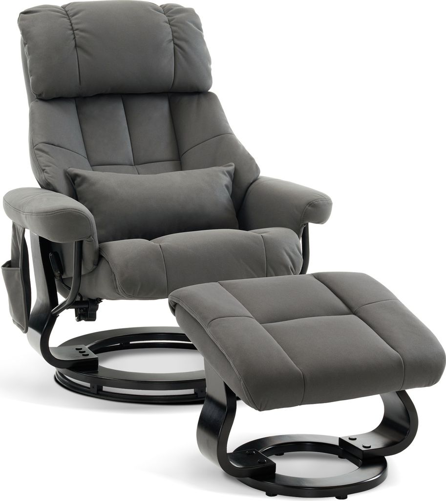 M MCombo Relaxsessel mit Hocker, Drehbare Fernsehsessel mit Produktbild 