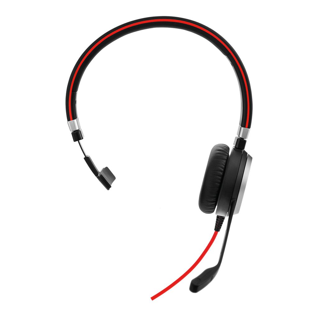 JABRA Evolve 40 MS Headset monaural USB-C schwarz Produktbild 