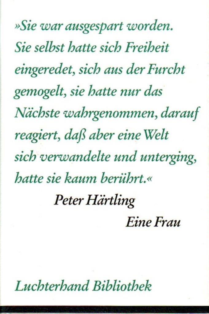 Eine Frau