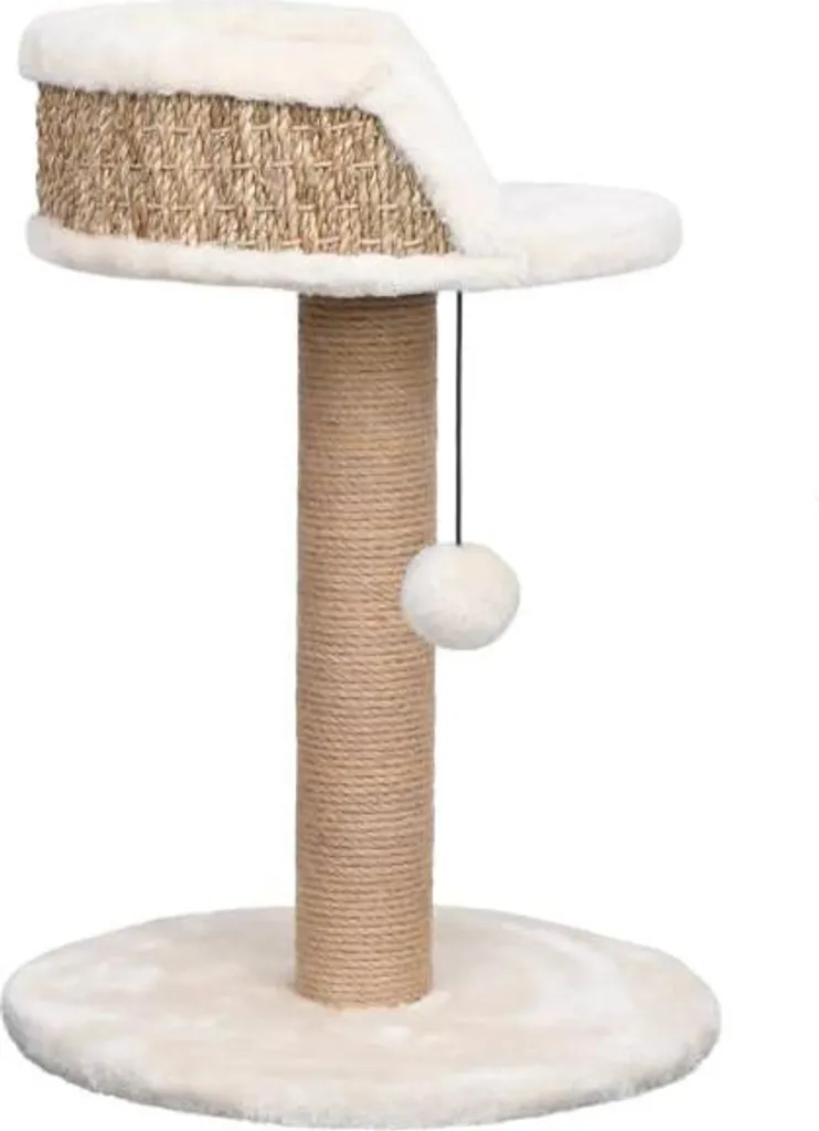 Arbre à chat 49 cm jonc de mer résistant avec plateforme douillette - 13