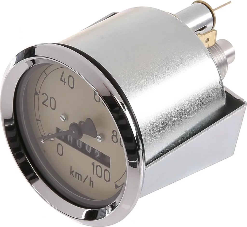 Tachymètre moto rétro Ø60 mm compatible MZ RT125 et IWL SR56 SR59 Berlin