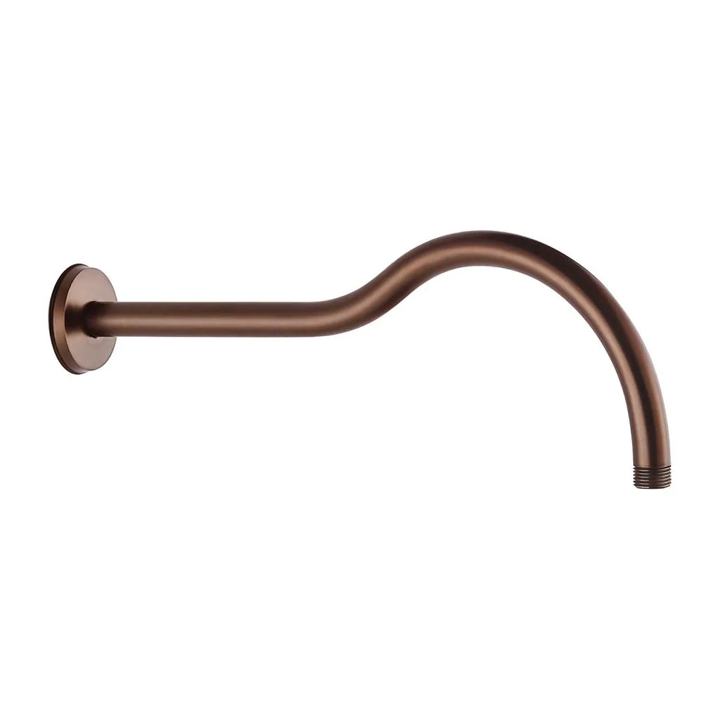 Bras de douche mural Omnires RA06ORB style antique 40cm cuivre