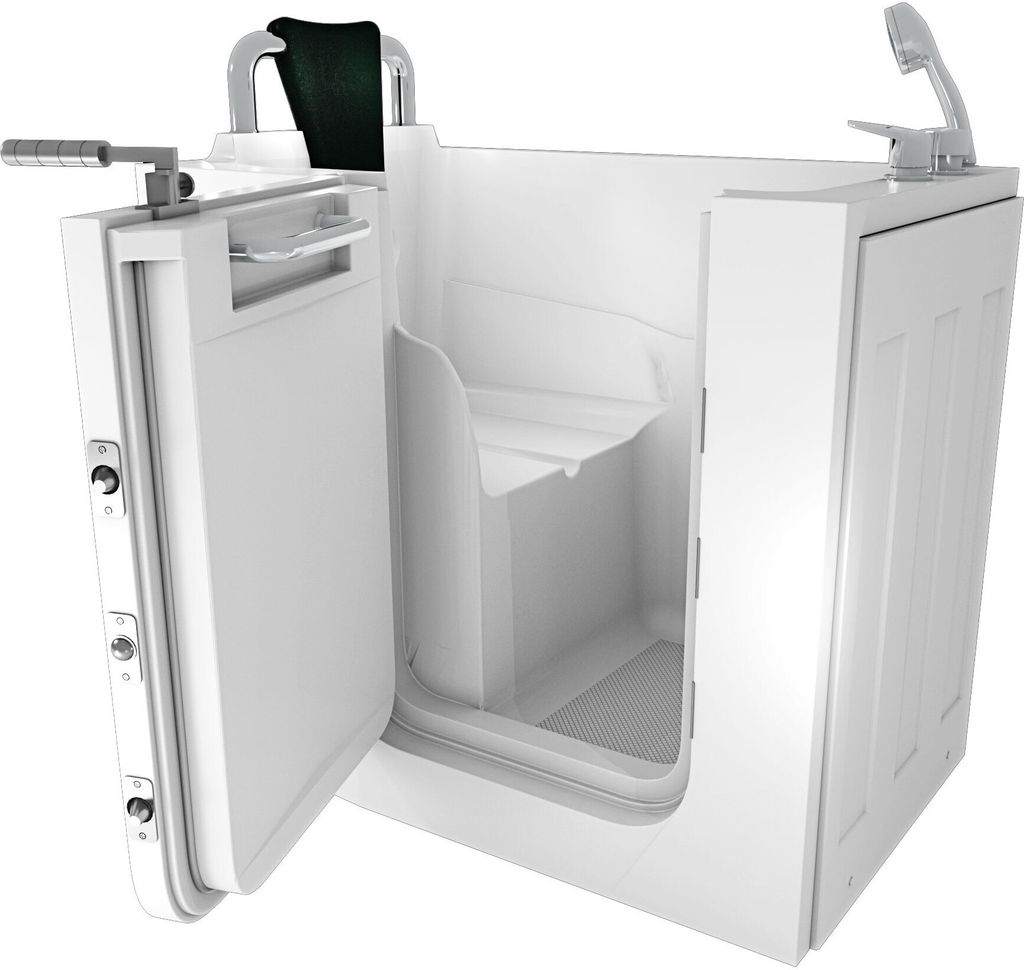 Sitzbadewanne Senioren Wanne Sitzwanne mit Tür S08-A-L Produktbild 10