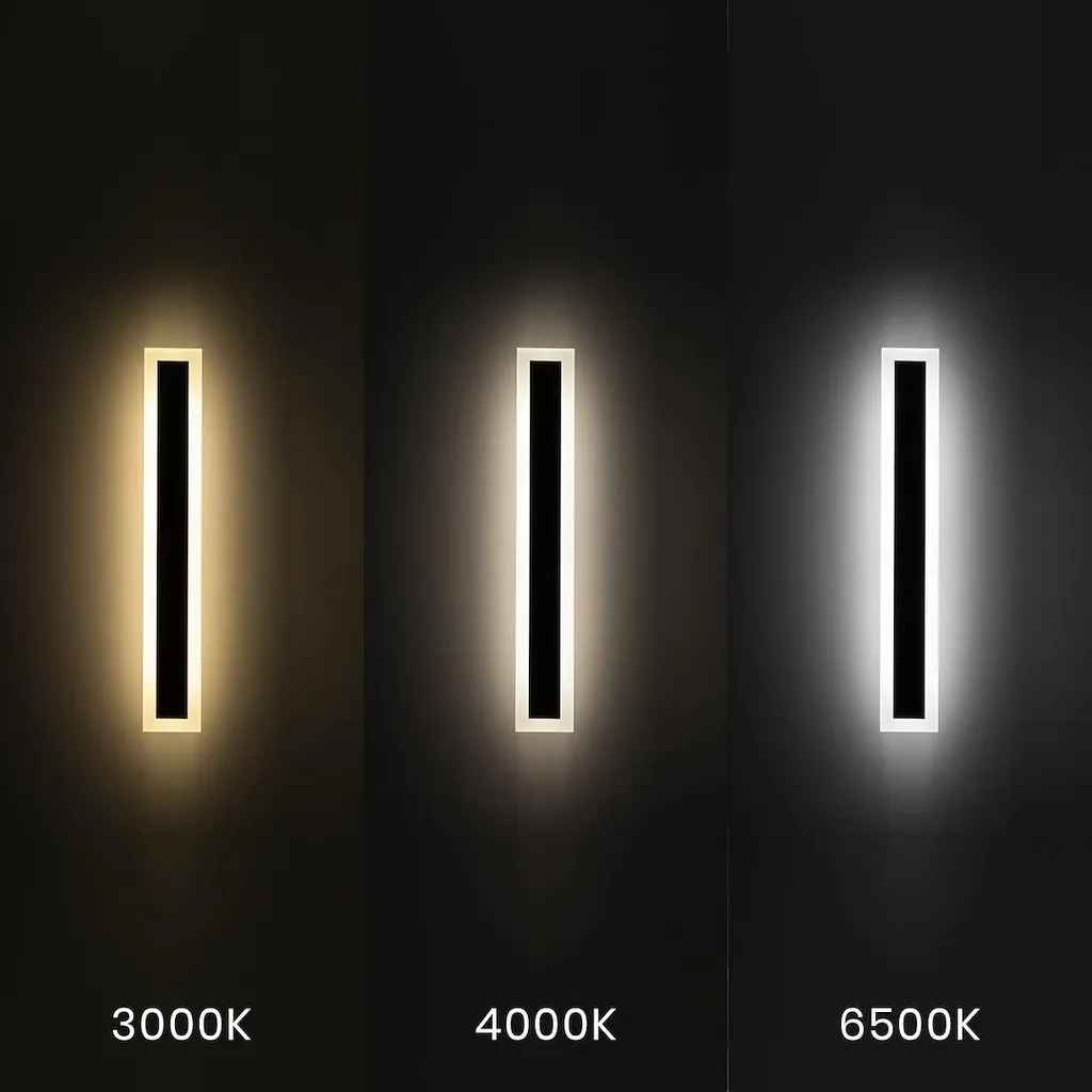 Luminaire mural extérieur LED 60cm Milagro WOW noir étanche IP54 20W