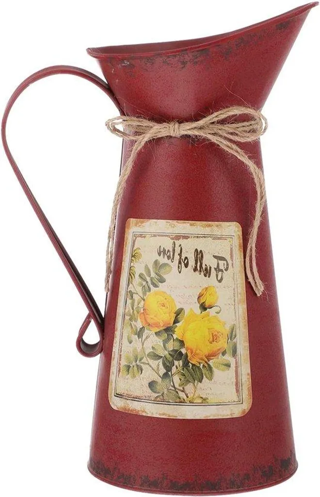 Vase rustique pour aménagement de bureau et décoration balcon extérieur