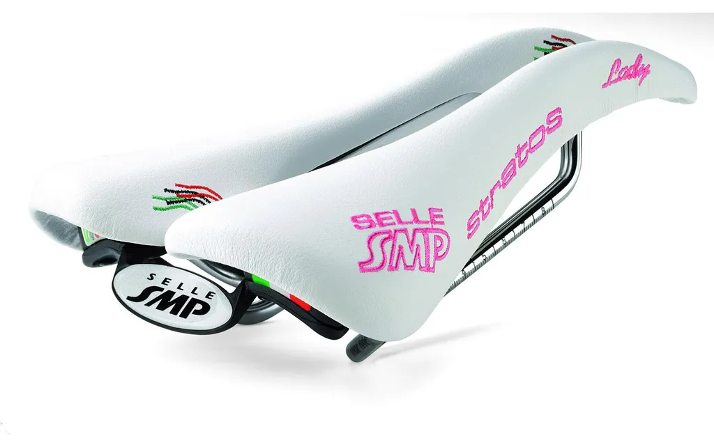 Selle SMP Stratos Lady White - Fini les Douleurs et Engourdissements
