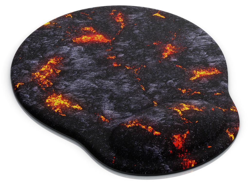 Titanwolf muismat met polssteun, 240 x 200 x 3 mm, Productafbeelding 
