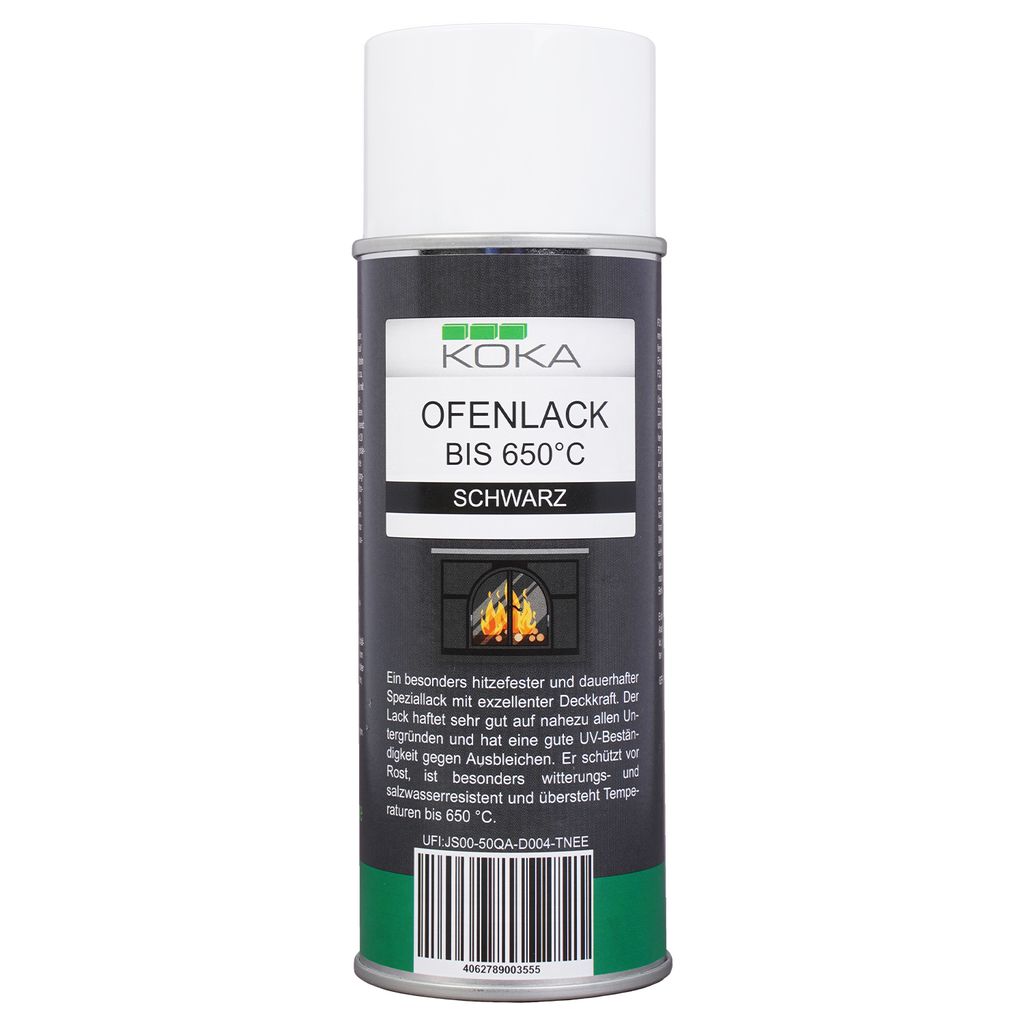 Ofenlack Schwarz 1 Stück (400ml) Produktbild 1