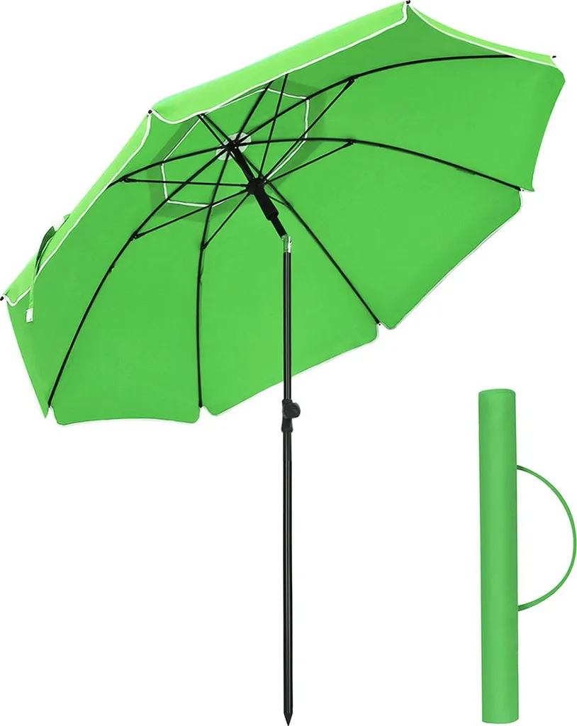 Ombrellone da giardino Ø 200 cm pieghevole