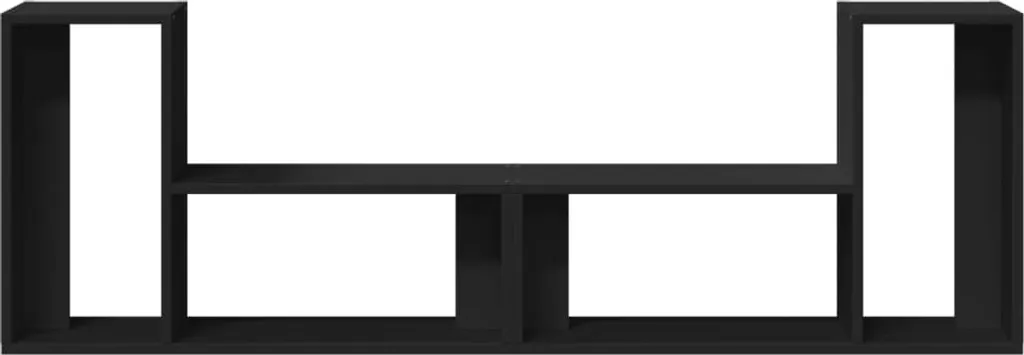 Mobili TV Neri 2 pz The Living Store 75x30x50 cm Legno Multistrato Moderno - 7