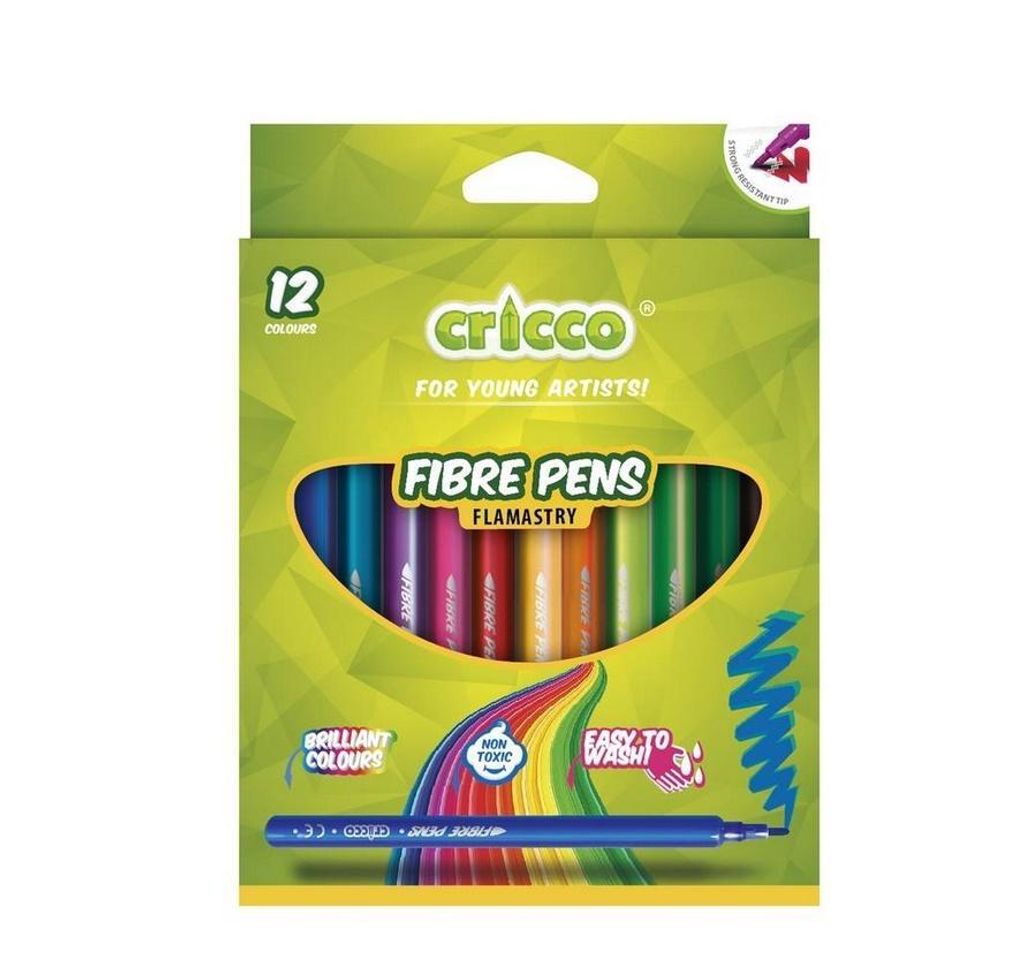 Flamastry 12 Kolorów Cricco Zdjęcie produktu 
