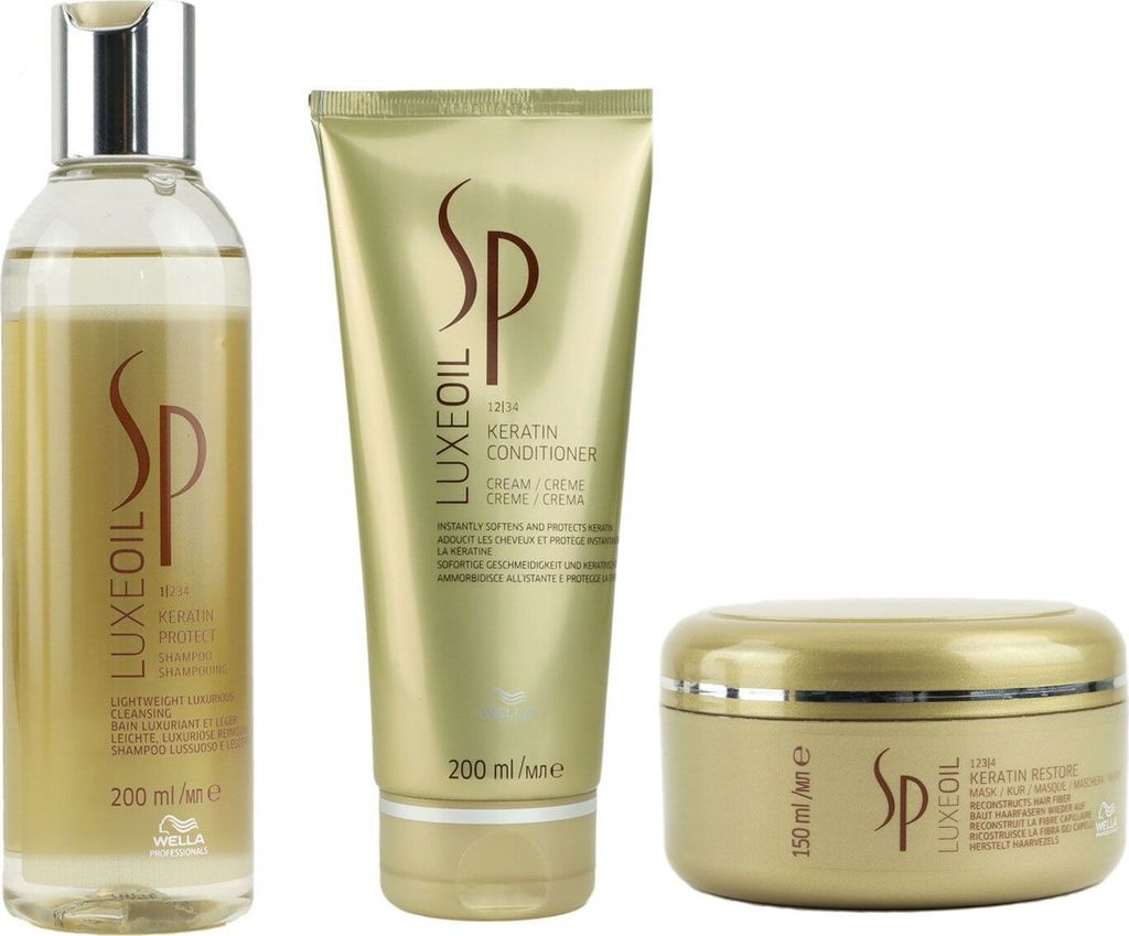Wella SP Luxe Oil 200 ml Shampoo & 200 ml Conditioner & 150 ml Maske Set