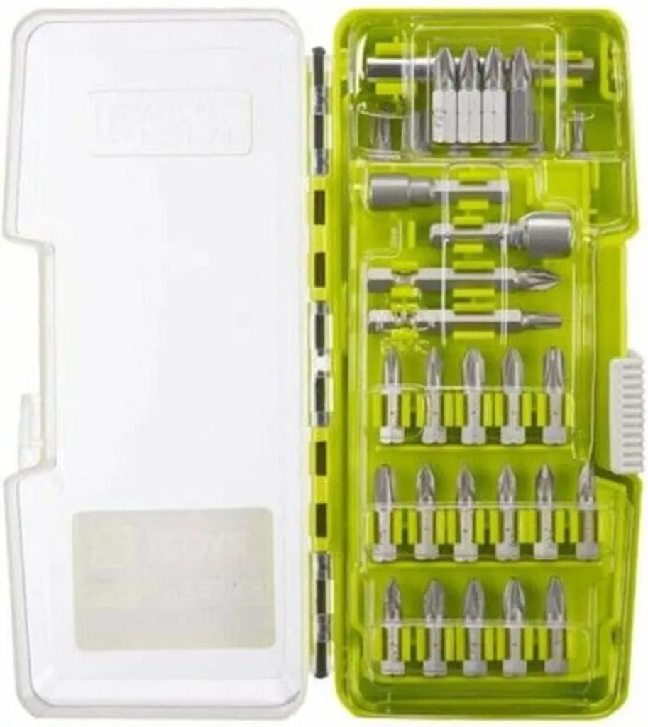 RYOBI RAK55DK 55 Pz - Set Punte Avvitamento di Precisione Trasparente