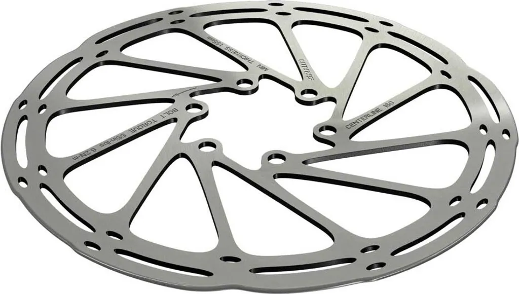 Disque Sram Centerline 160mm Centerlock Argent : Plus de Bruit !