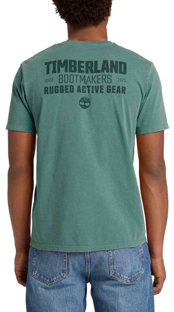 TIMBERLAND – Im Stück gefärbtes T-Shirt für Herren – Größe XL