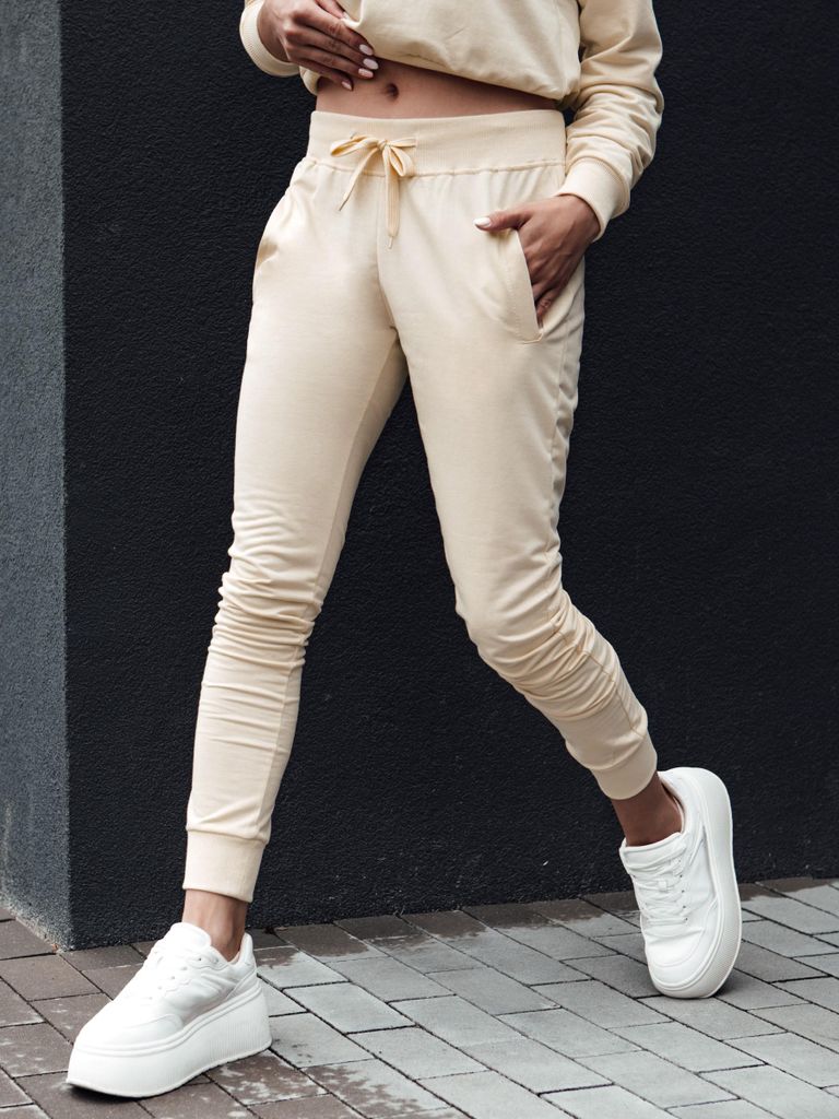 Dstreet Jogginghosen für Frauen Relax Mode cremig XL