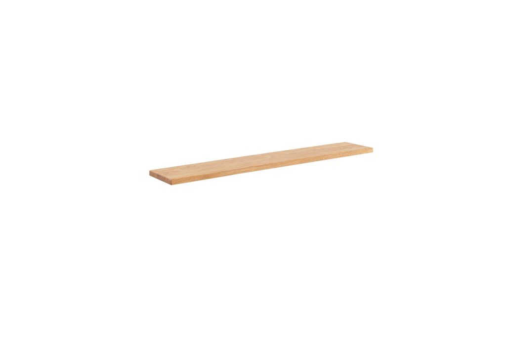 Steckboard ca. 110x3x20 cm Wildeiche Massiv Geölt Produktbild 