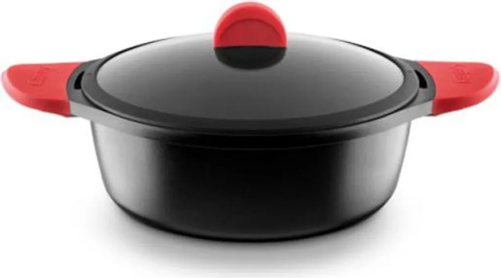Casseruola a Induzione Castey 28cm con Coperchio - Pentola Antiaderente Alta Qualità