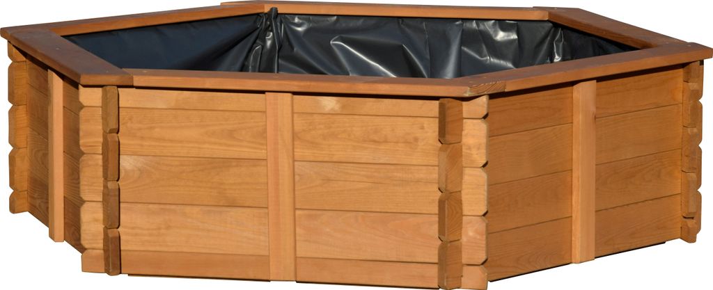 dobar Gartenteich "Hexagon", pflegeleichter Hochteich inkl. Produktbild 