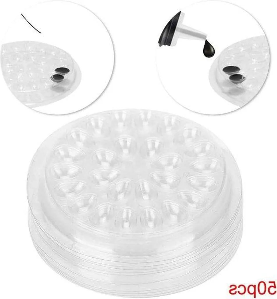 Lot de 50 tubes de colle plastique pour faux cils, format économique