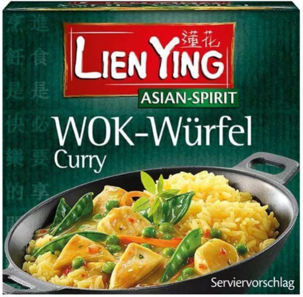 Lien Ying Wok-Würfel Curry, 40g Produktbild 