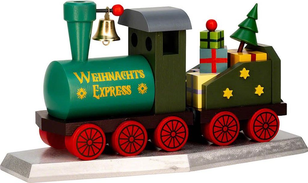 Räucherlok Weihnachts-Express (14cm) von Spielwarenmacher Günther