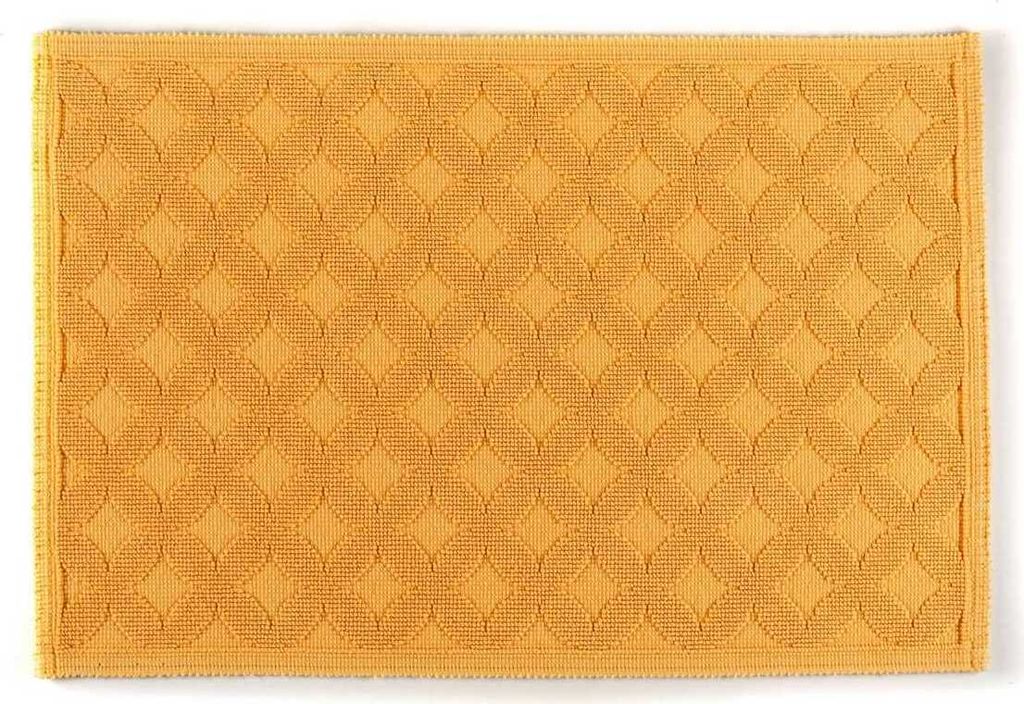 Rhomtuft Badteppich Seaside eckig 50 x 70 cm Farbe gold