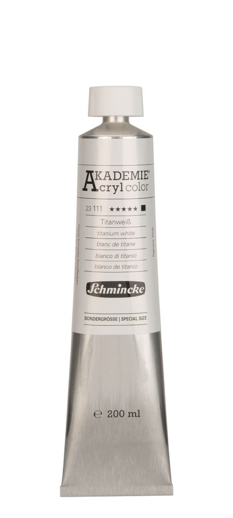 LUKAS STUDIO OIL Künstler-Ölfarbe Titanweiß, 200 Ml Tube – Hochpigmentiert & Brillant Für Anspruchsvolle Malerei