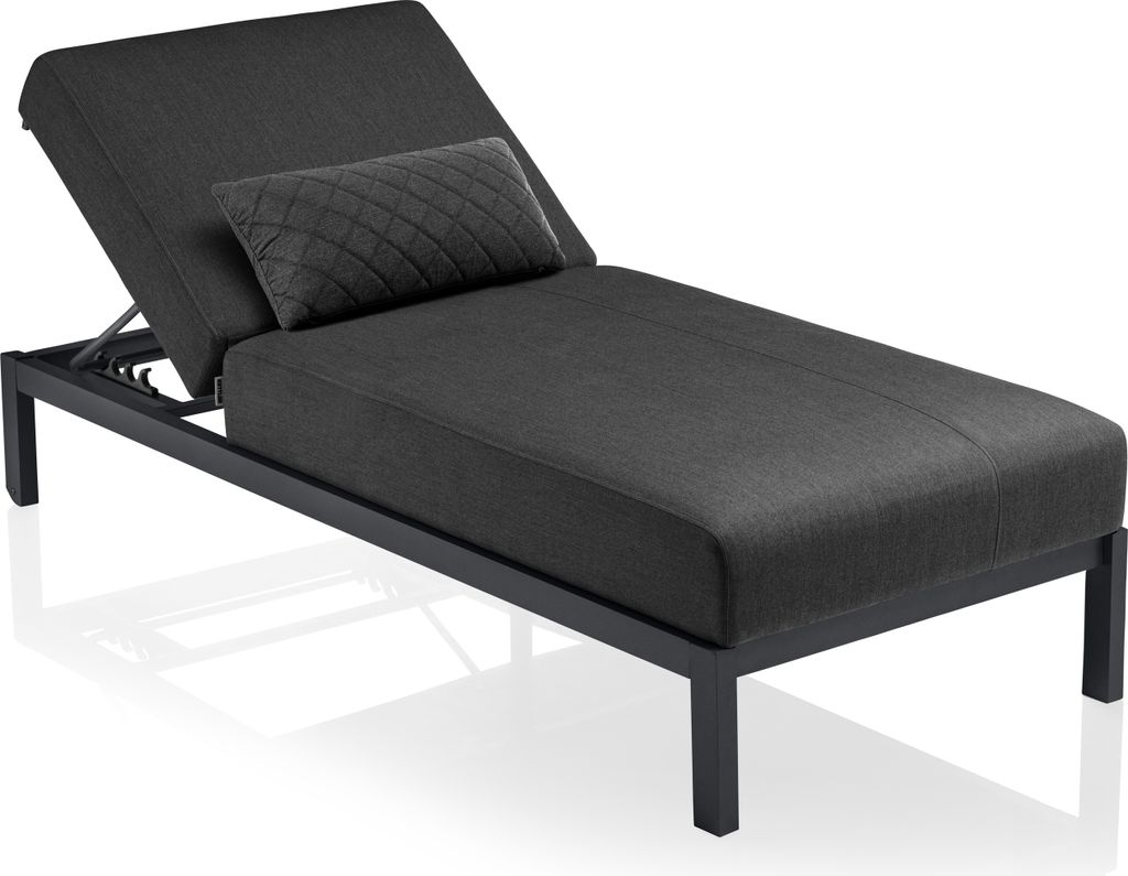 KETTLER Pure Sonnenliege, anthrazit/ sooty, incl. Kissen Produktbild 