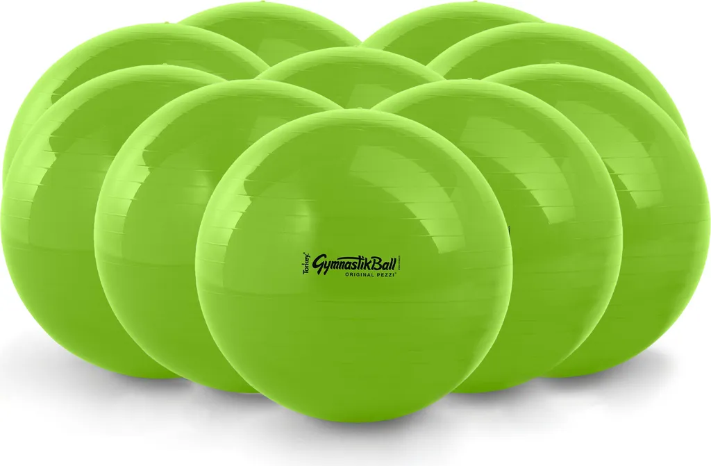 Ballon de gymnastikball Original Pezzi Standard vert pomme 10 pièces