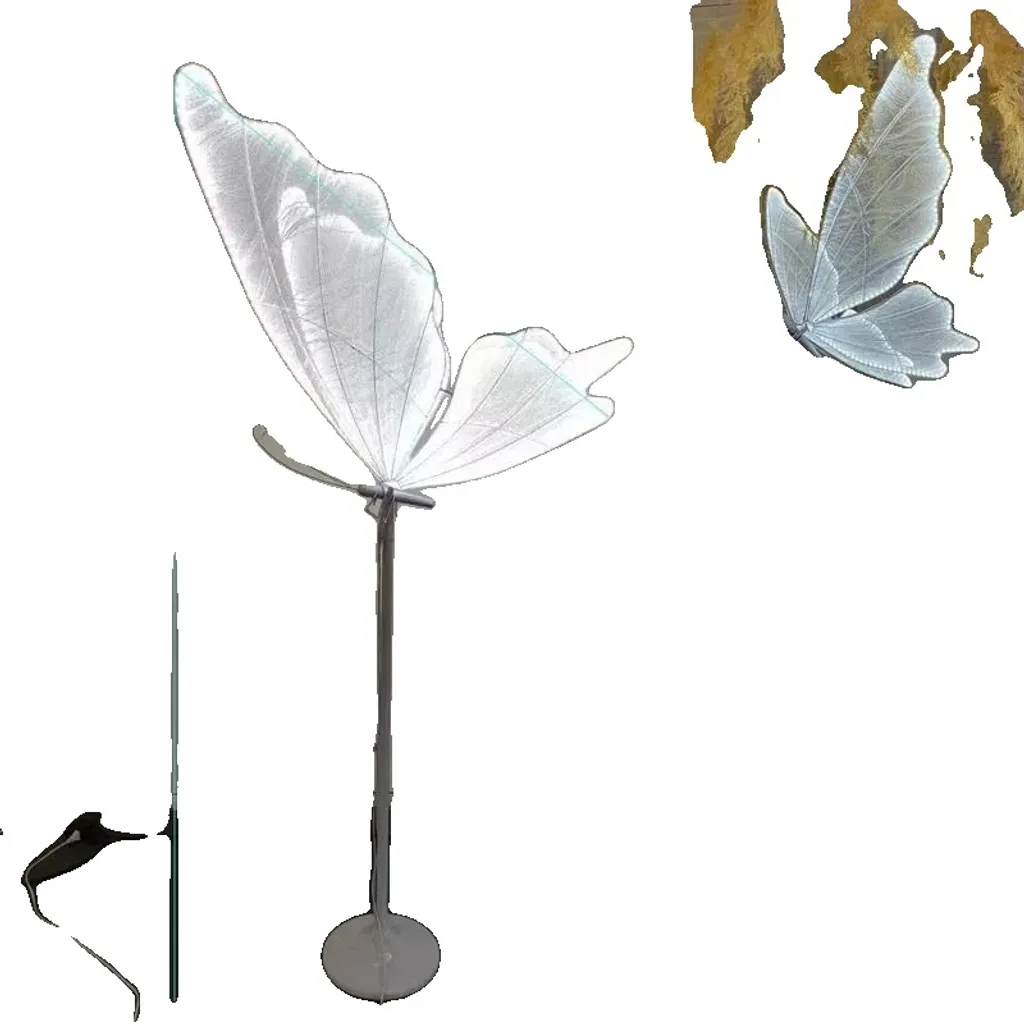 Décoration Lumineuse Papillon 208cm pour Mariage et Salon Blanc x 2STK