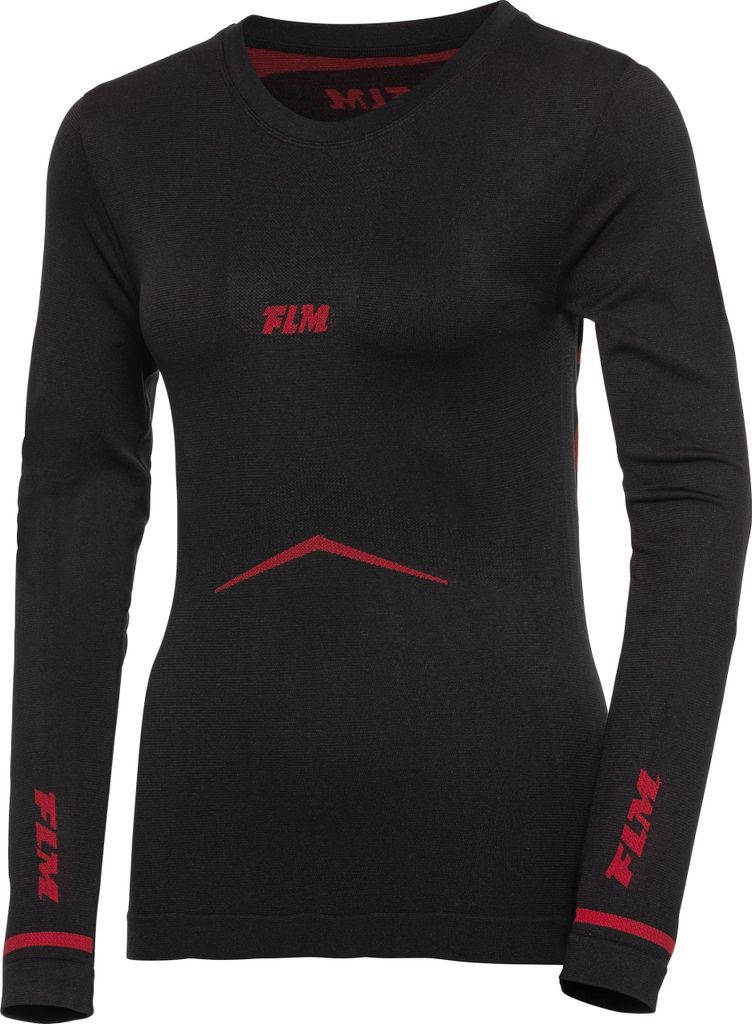 FLM Sports Damen Funktionsshirt Pro Langarm 1.0 Motorrad Atmungsaktiv