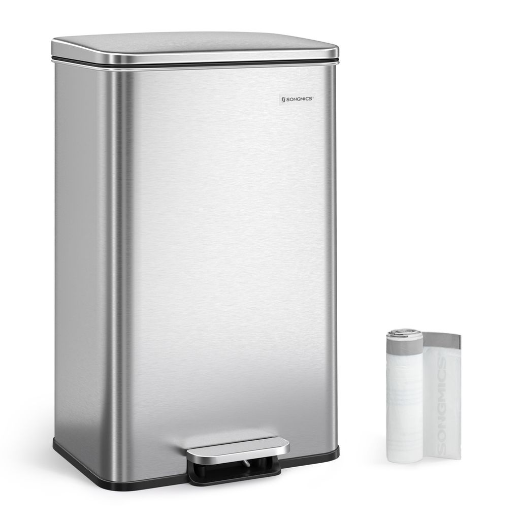 SONGMICS Kuchyňský odpadkový koš, 40litrový odpadkový koš, Obrázek produktu 