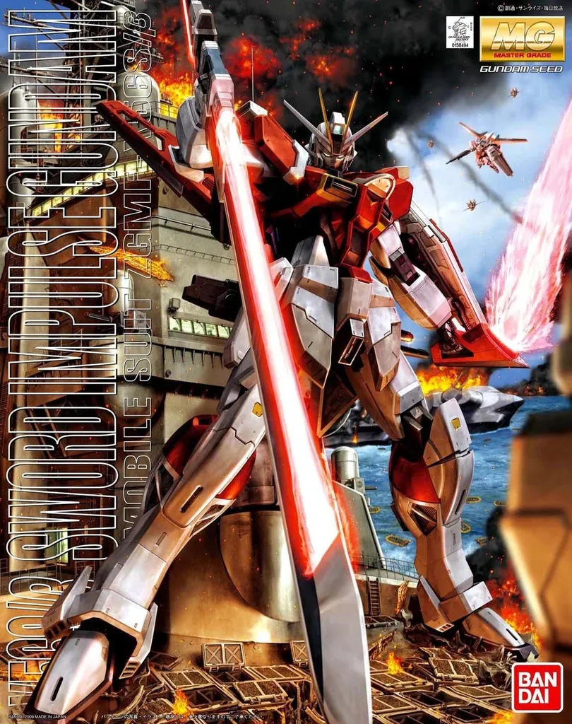 Bandai MG 1/100 Sword Impulse Gundam ZGMF-X56S/β Maquette Gunpla