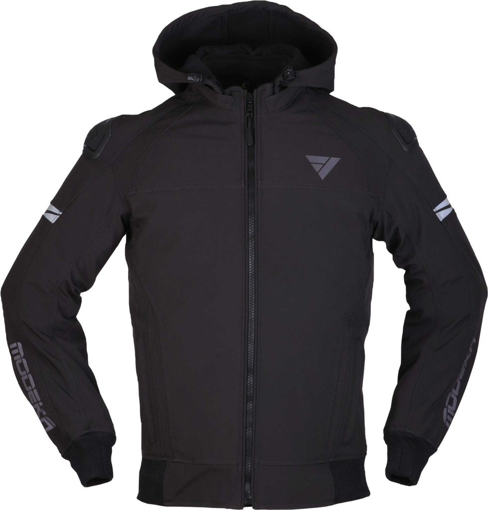 Modeka Clarke Sport Motorrad Jacke, schwarz, 2XL