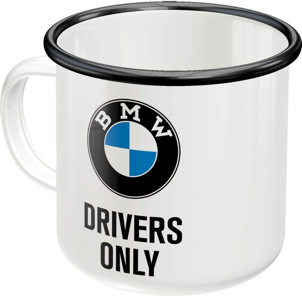 Nostalgic-Art - Emaille-Becher - BMW - BMW Drivers Only Produktbild 