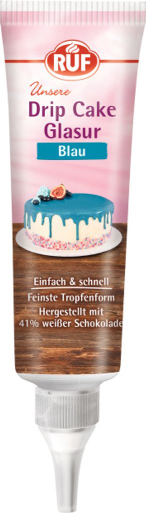 RUF Drip Cake Glasur Blau Produktbild 