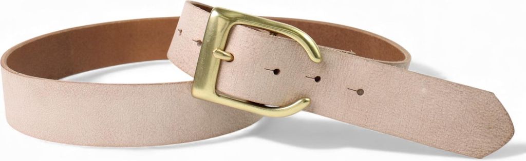 FRONHOFER Best&Timeless hochwertiger Damen Ledergürtel 4 cm, massiv Messing Gürtelschnalle, vegetabiles Leder