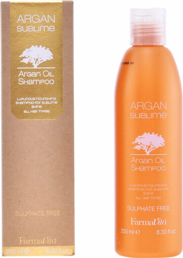 FarmaVita Argan Sublime Shampoo all'olio di Argan 250 ml Immagine del prodotto 