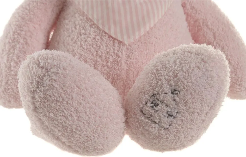 Peluche Ours Moelleuse Marron Rose Home ESPRIT en Polyester de Qualité - 3