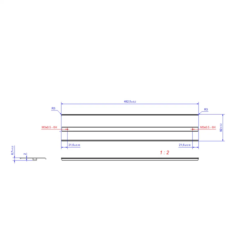 Couvercle pour Prise Encastrable Bureau BACHMANN TOP FRAME 925.0034 Pro - 2