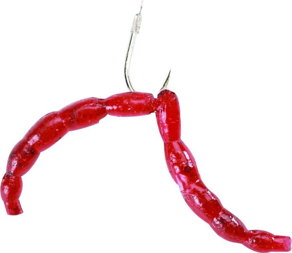 Berkley PowerBait Maxi Blood Worms - Künstliche Rote Produktbild 