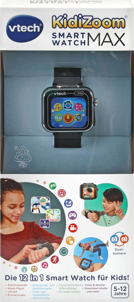 VTech Kidizoom Smart Watch MAX schwarz