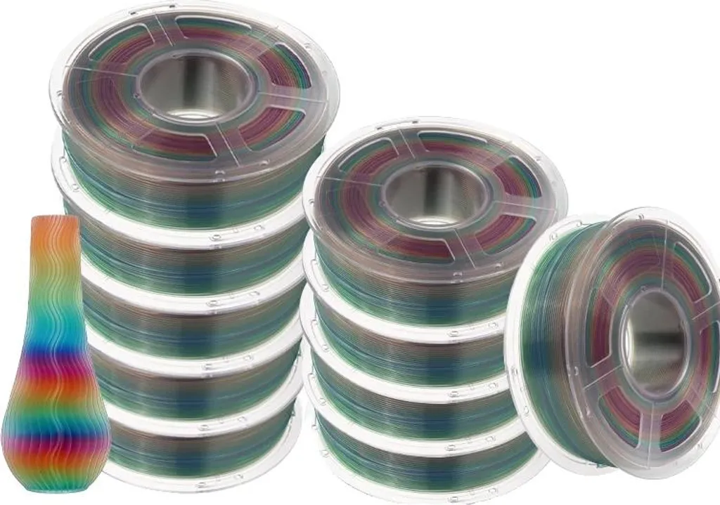 Filament Impression 3D PLA Multicolore pour Décoration et Modélisme 04