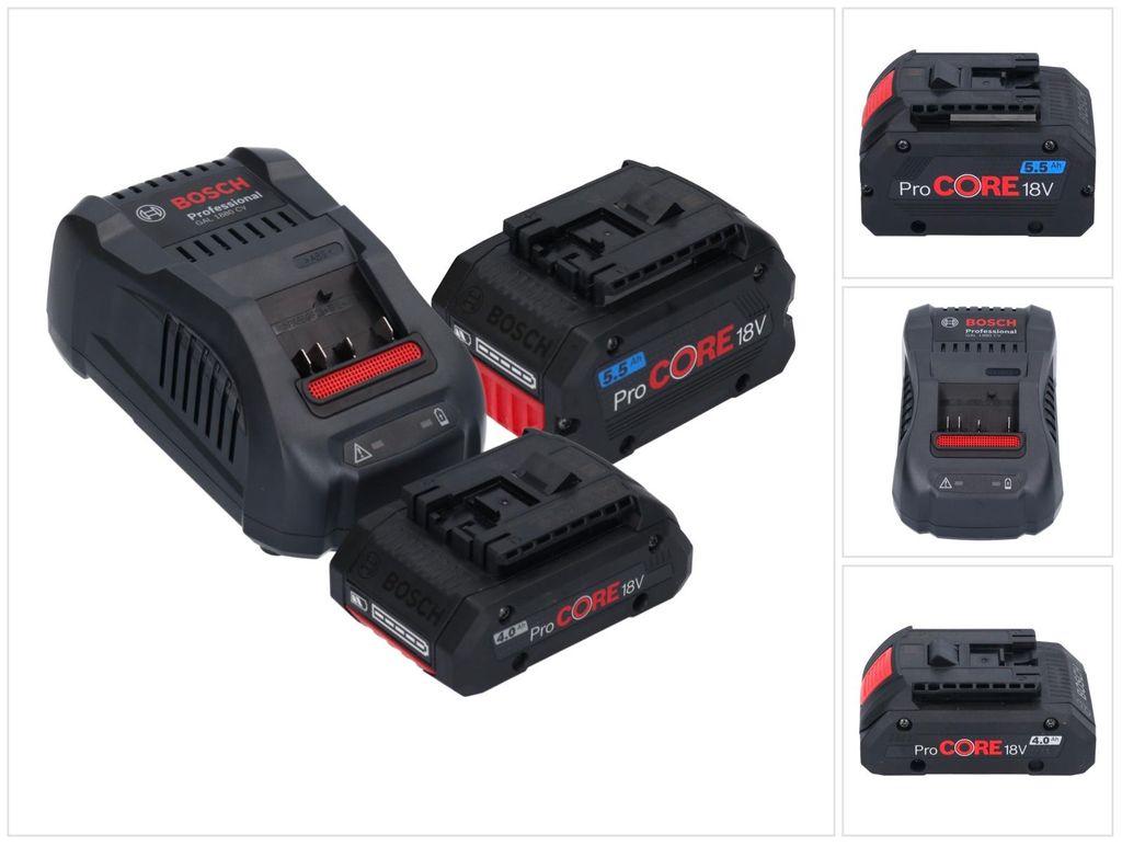 Starter kit Bosch 1x batteria ProCORE 18 V 5,5 Ah + 1x Immagine del prodotto 