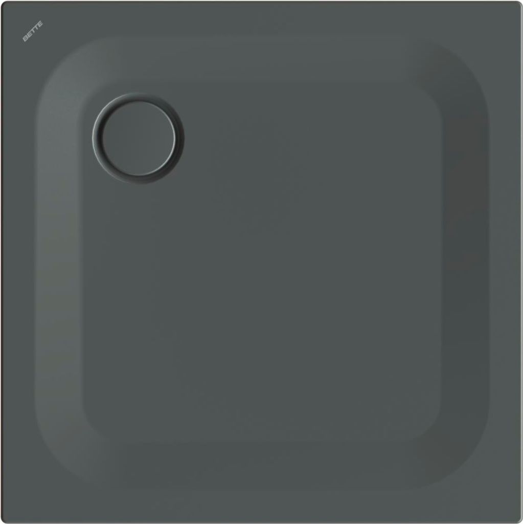 BetteUltra Rechteck-Duschwanne mit Minimum-Wannenträger und BetteAntirutsch Pro, 800x800x25mm, 5830-403AE,T1