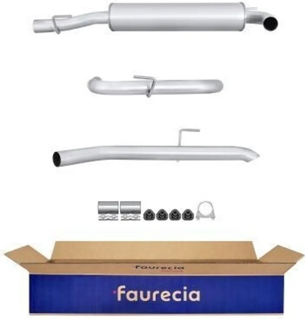 Silencieux d'échappement HELLA 8LD 366 033-401 pour Mercedes Vito W638