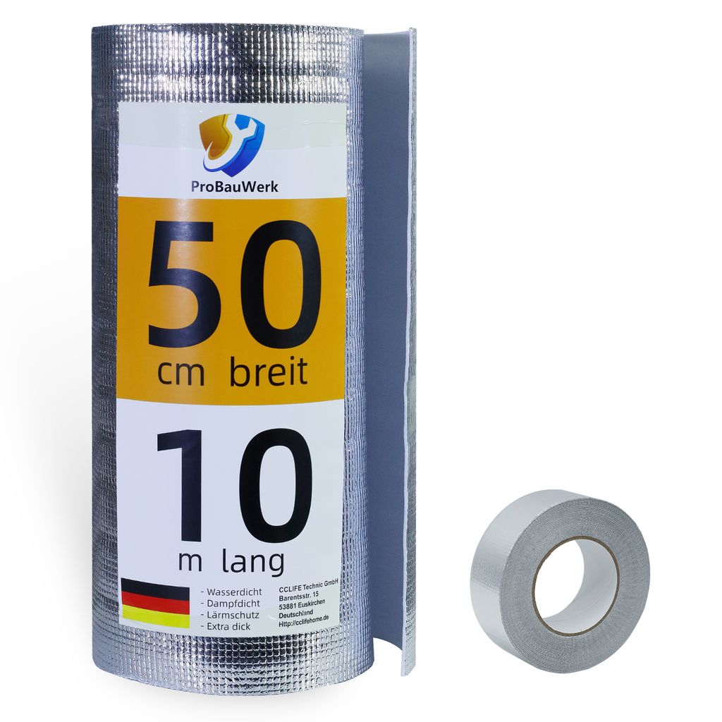 CCLIFE Isolierfolie Thermofolie Alu Dämmfolie 3-4mm Produktbild 